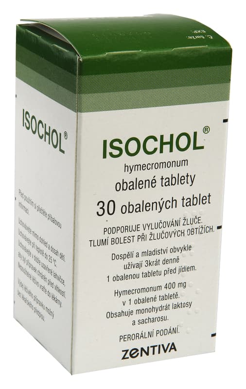ISOCHOL 400MG Obalená tableta 30