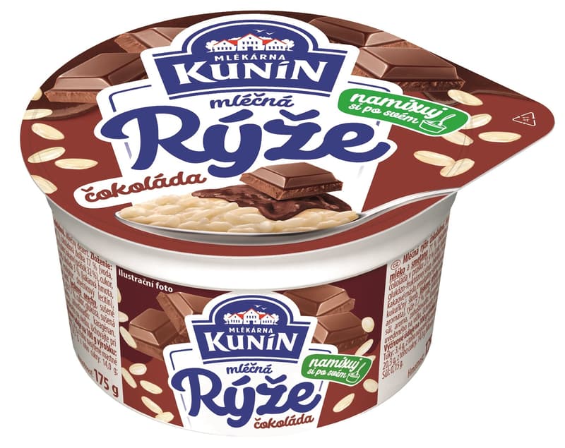 Mlékárna Kunín Milk chocolate rice