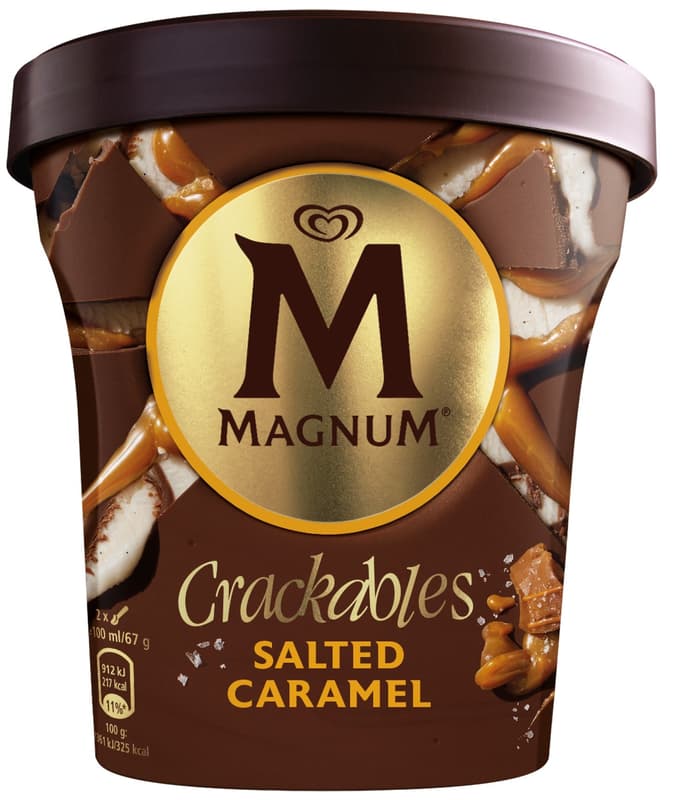 Magnum Double salted caramel zmrzlina v kelímku