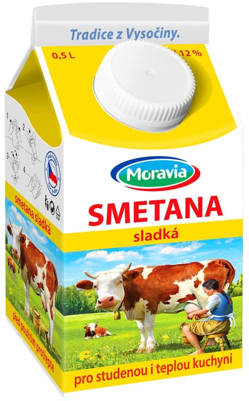 Moravia Fresh cooking cream 12%