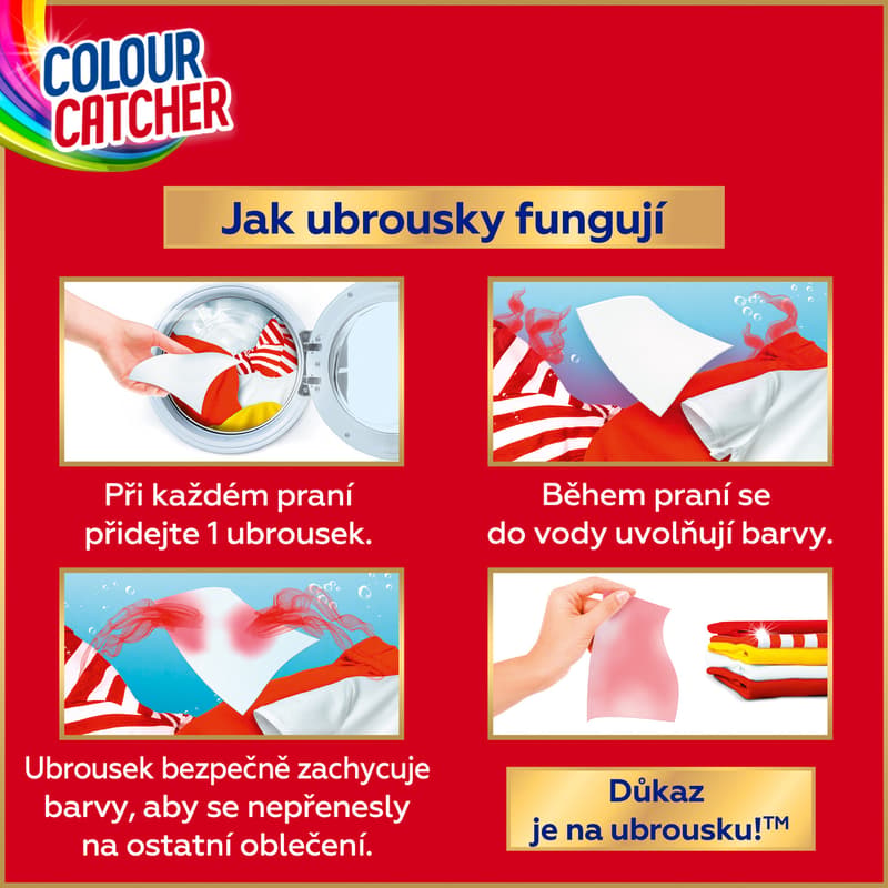 K2r Color Catcher Washing Cloths Against Coloring