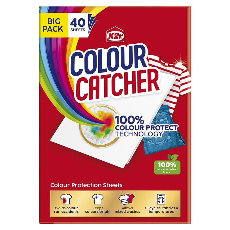 K2r Color Catcher Washing Cloths Against Coloring