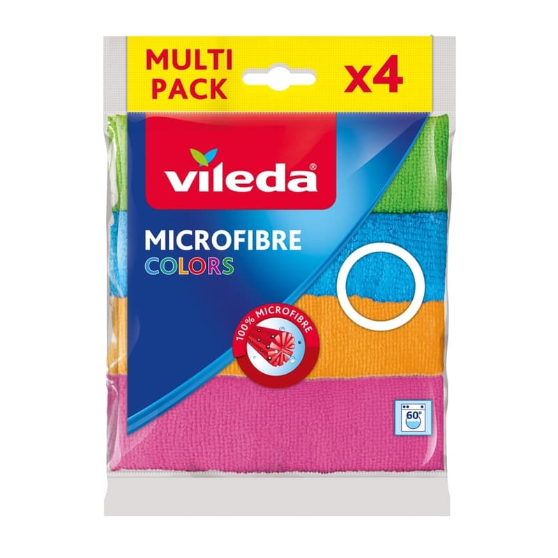 Vileda Universal Micro Teaser Colors 4 pcs