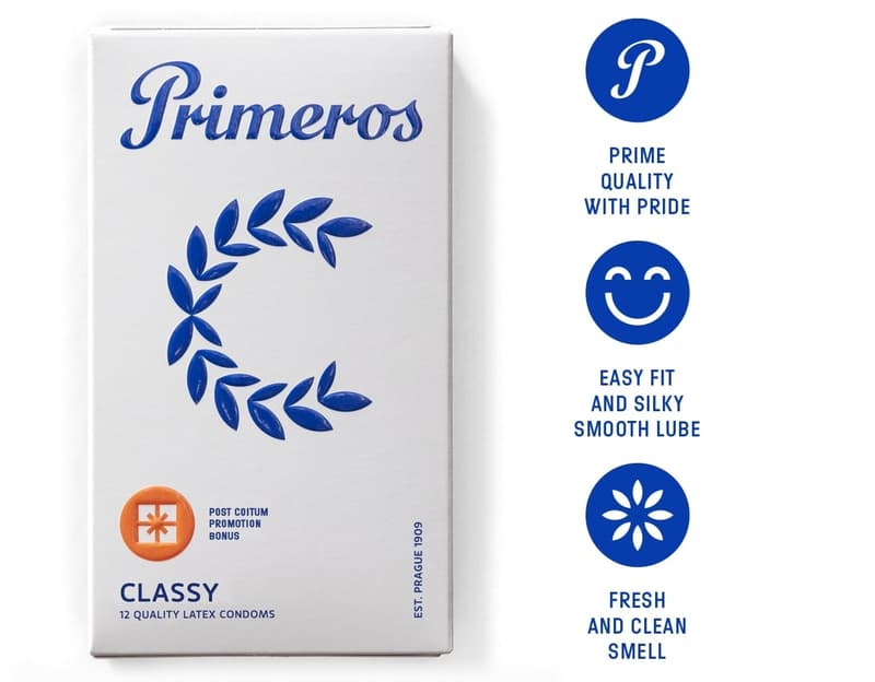 Primeros Classy kondomy z kvalitního latexu