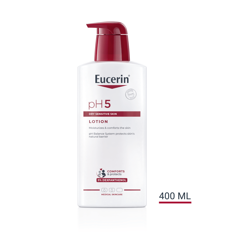 EUCERIN ph5 Hydratační tělové mléko 400ml