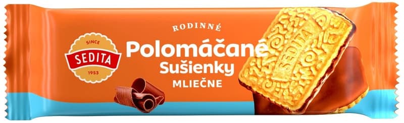 Sedita Rodinné sušenky polomáčené mléčné