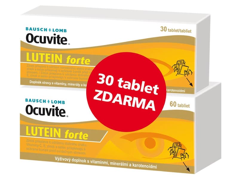 Ocuvite LUTEIN forte tbl.60 + 30 FREE