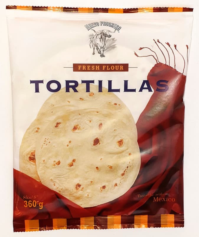 Nuevo Progreso Mexican wheat tortillas 20cm 8pcs
