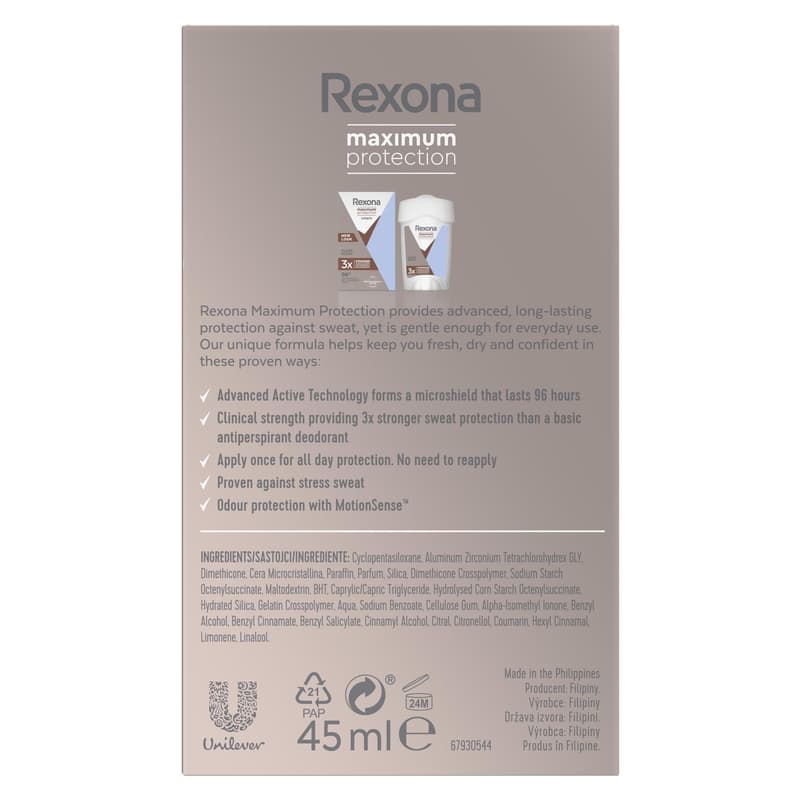 Rexona Maximum Protection Clean Scent Antiperspirant Cream