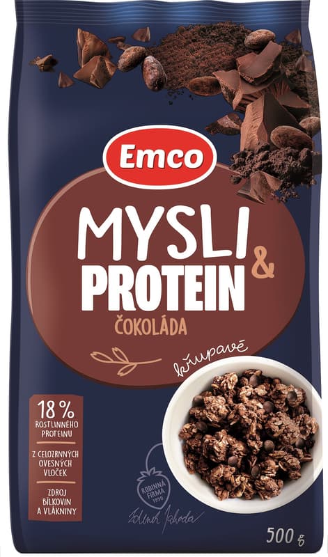Emco protein mysli s čokoládou