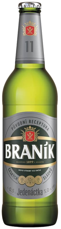 Braník Jedenáctka pivo ležák světlý