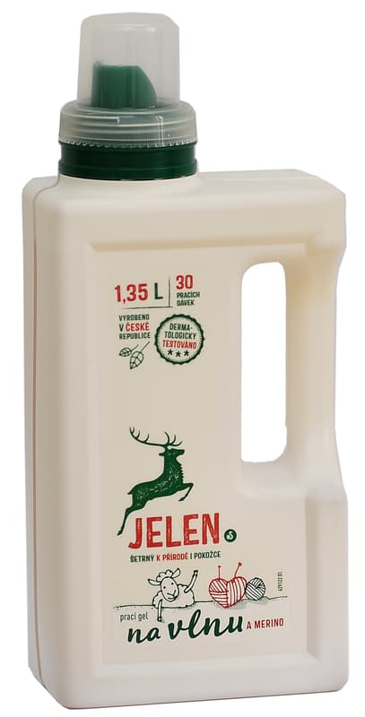 Jelen Prací gel na vlnu a merino (1,35l)
