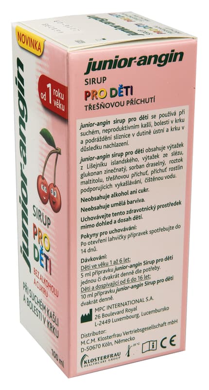 Junior-angin sirup pro děti 1r+ 100ml