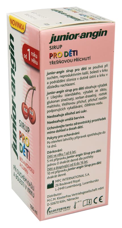 Junior-angin syrup for children 100ml