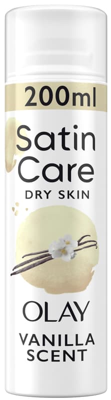 Gillette Satin care vanilla dream Olay shaving gel