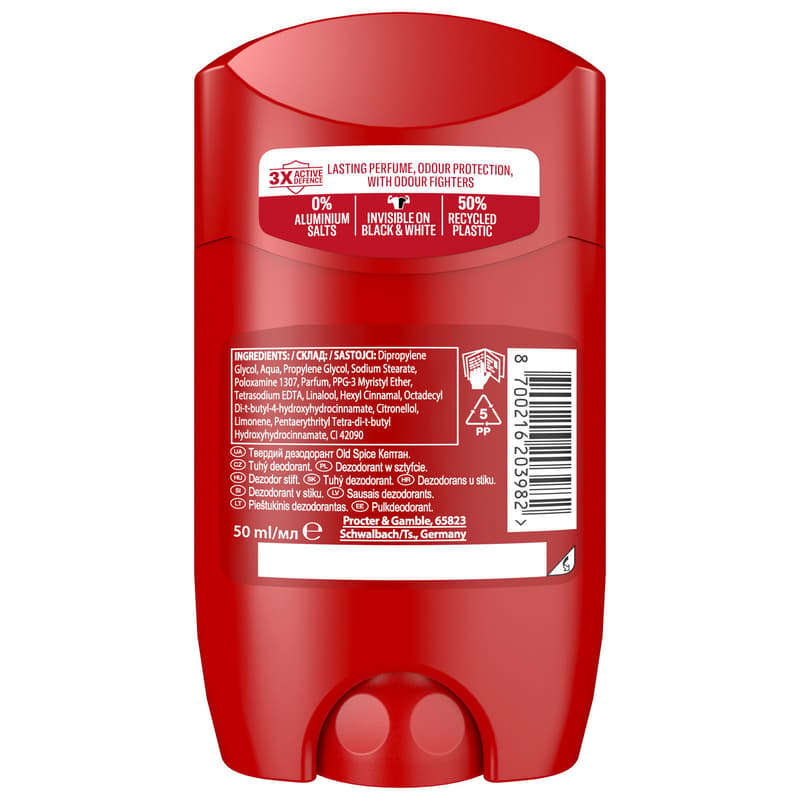 Old Spice Captain tuhý deodorant s tóny santalového dřeva a citrusů