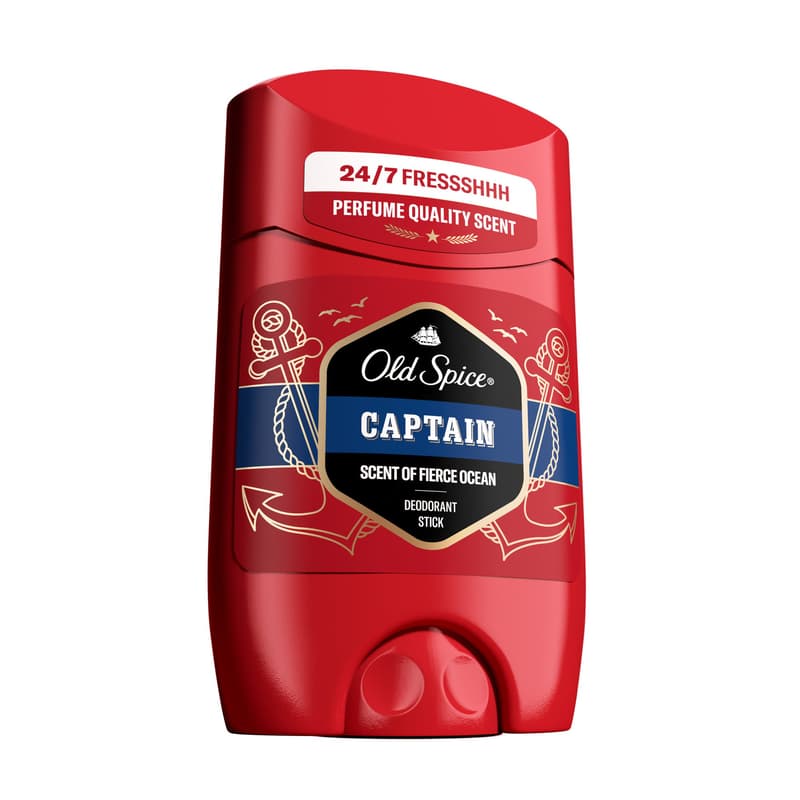 Old Spice Captain tuhý deodorant s tóny santalového dřeva a citrusů