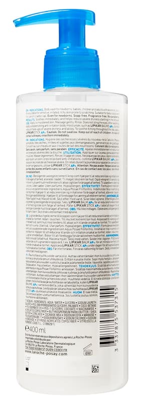 LA ROCHE-POSAY LIPIKAR Syndet AP+ mycí gel 400ml
