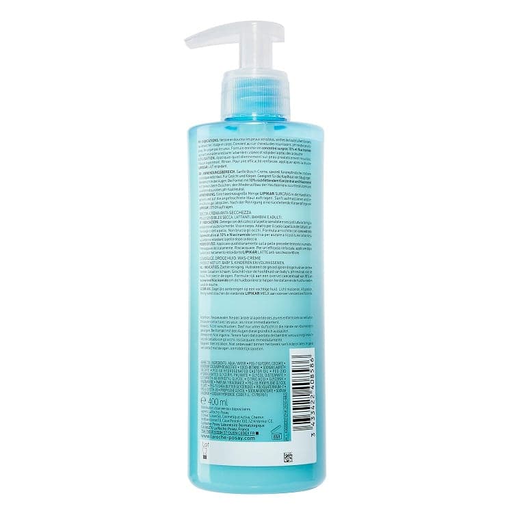 LA ROCHE-POSAY LIPIKAR Surgras mycí gel 400ml