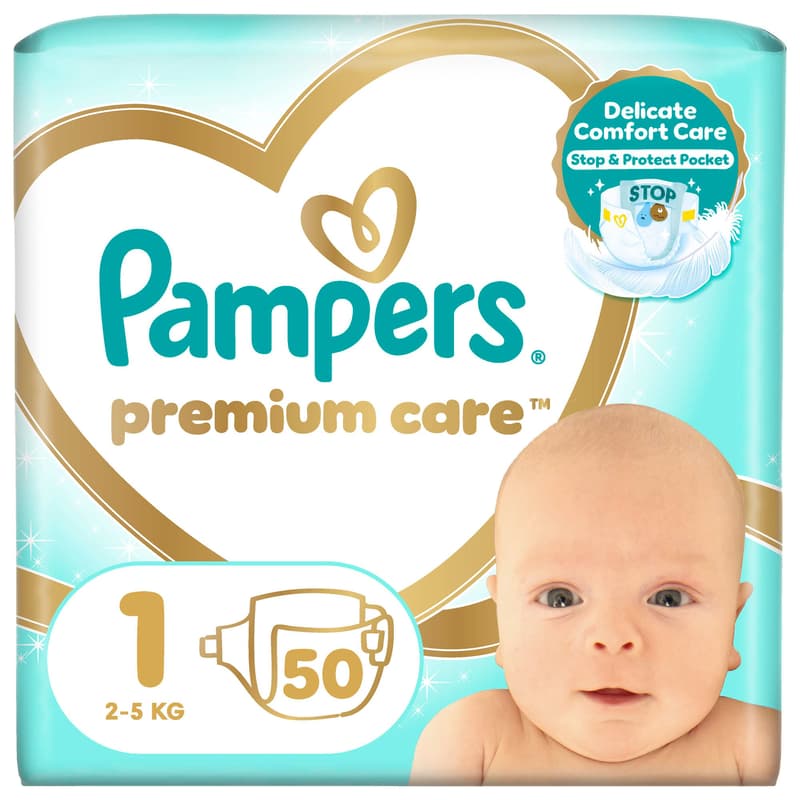 Pampers Premium care disposable diapers 1 (2–5 kg)