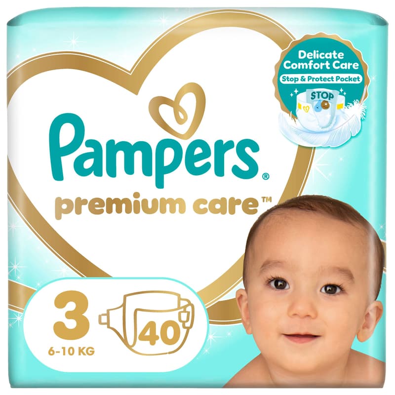 Pampers Premium care disposable diapers 3 (6-10 kg)