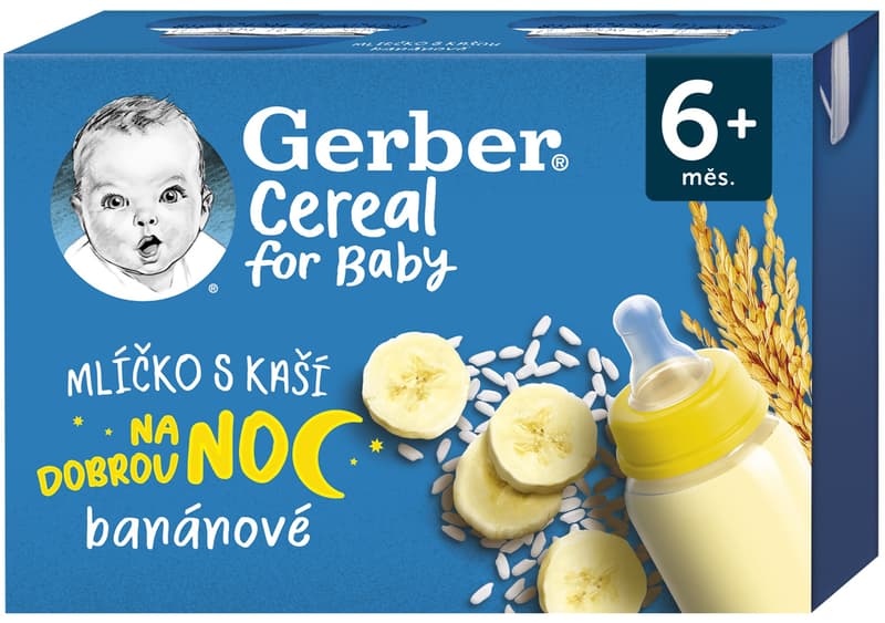 Gerber Cereal Milk with banana