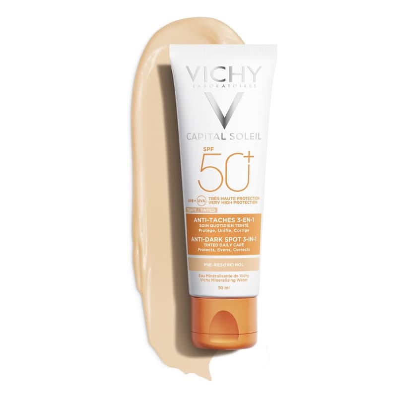 VICHY CAPITAL SOLEIL Krém proti skvrnám tónovaný 50ml