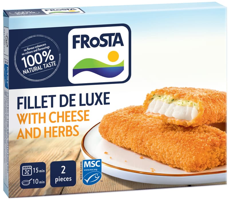 Frosta File de lux with cheese and herbs