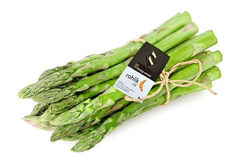 Green asparagus (Czech asparagus), volume