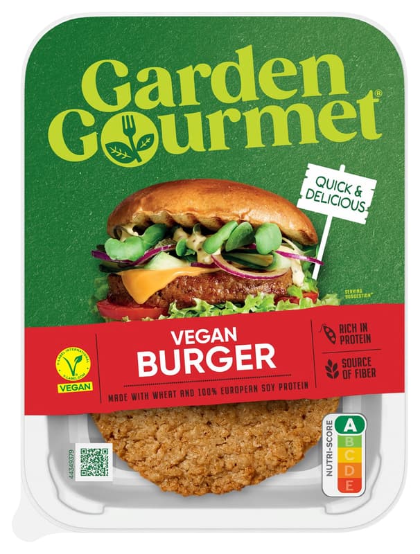 Garden Gourmet Vegan burger, 2 pcs