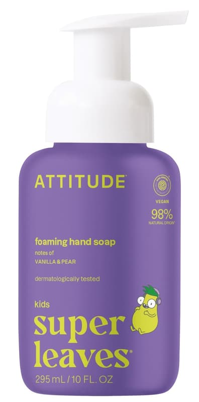 Attitude Little leaves Children's foamy hand soap with vanilla and pear aroma
