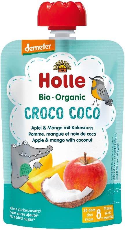 Holle BIO Kapsička jablko, mango a kokos