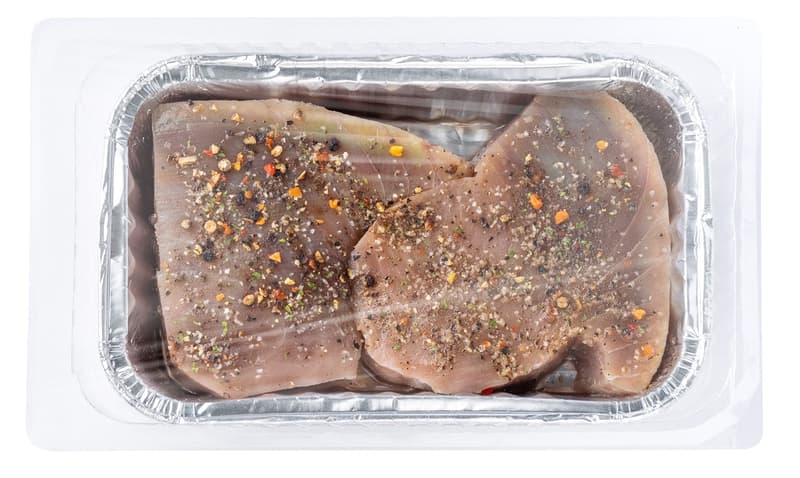 Tuna steak with spices for gril, 2 portions