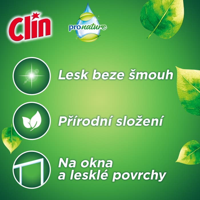 Clin Pro Nature čistič na okna