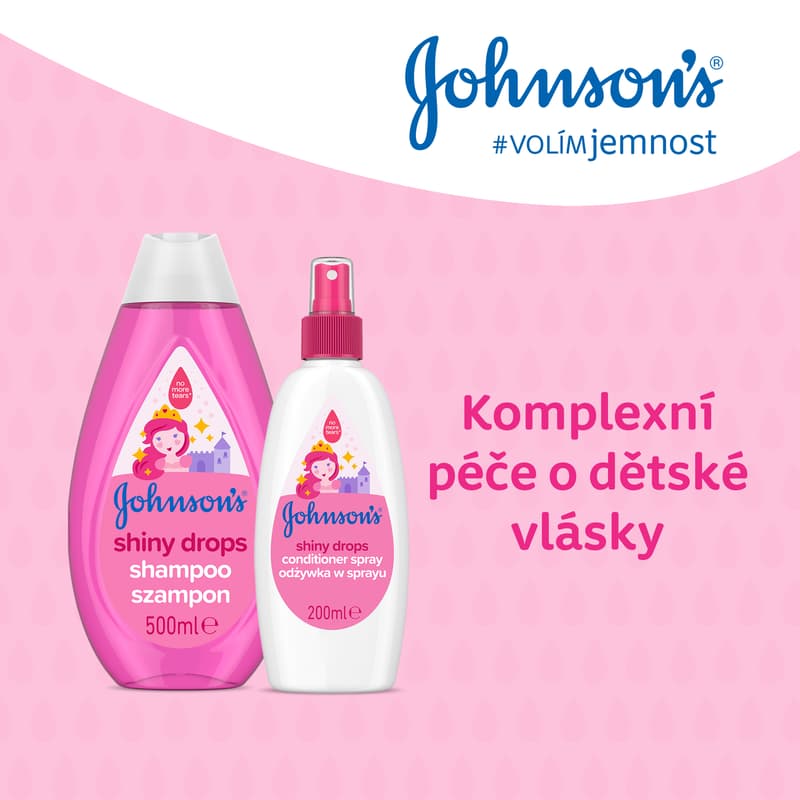 Johnson's® Shiny Drops Shampoo