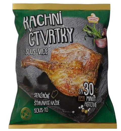 Roast duck quarters Sous Vide (supplier Vodňany poultry)