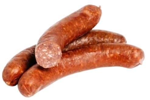 Naše maso Spicy beef sausage