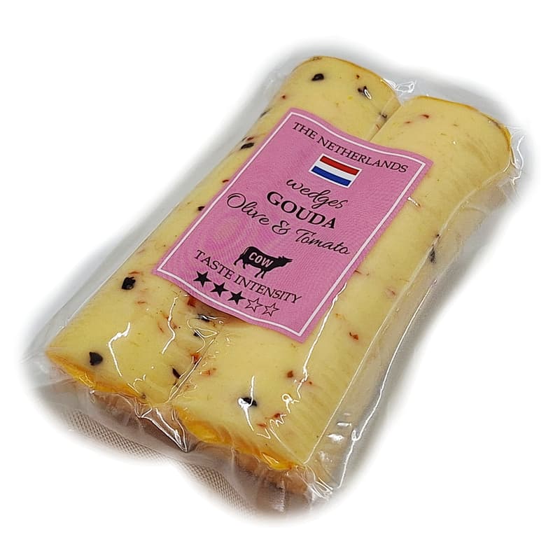Frico Gouda olivy rajče výkroj