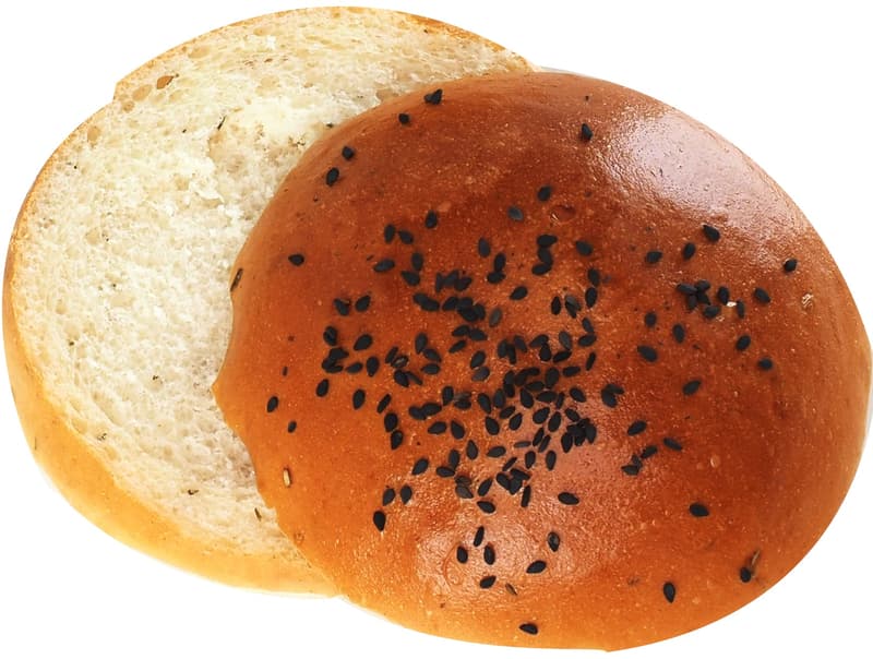 Merhautovo pekařství Hamburgerová bulka mléčná s bylinkami a černým sezamem