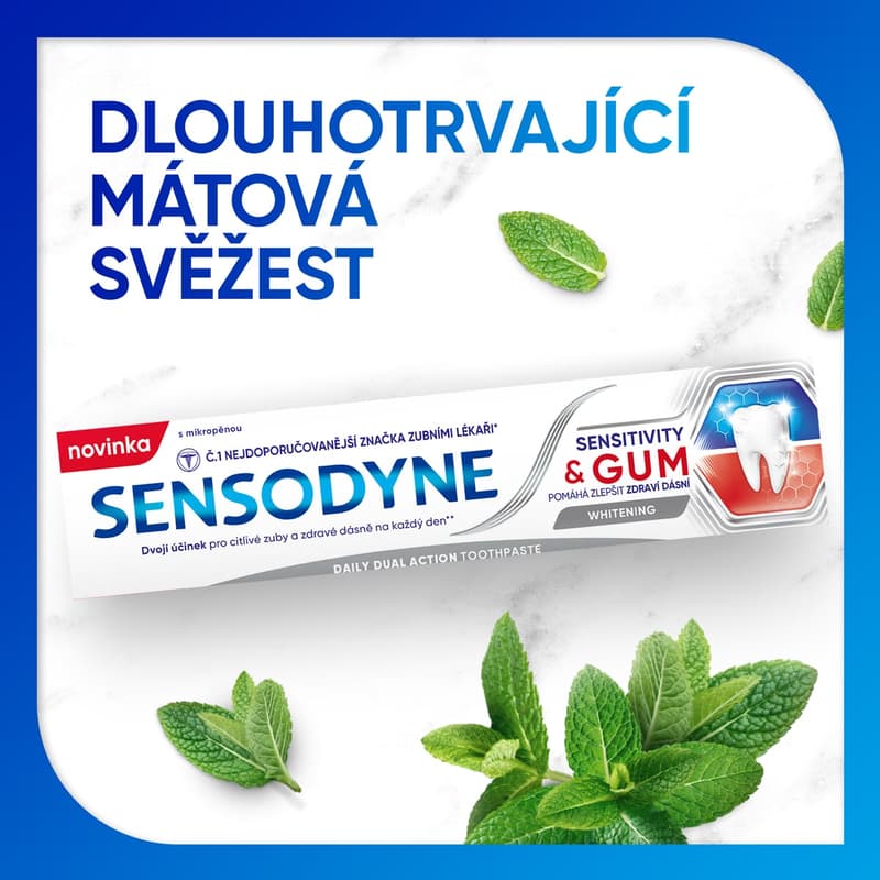 Sensodyne Sensitivity & gum Zubní pasta whitening pro citlivé a bílé zuby