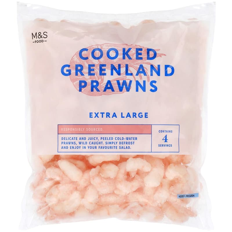 Marks & Spencer Extra large peeled Greenland shrimp