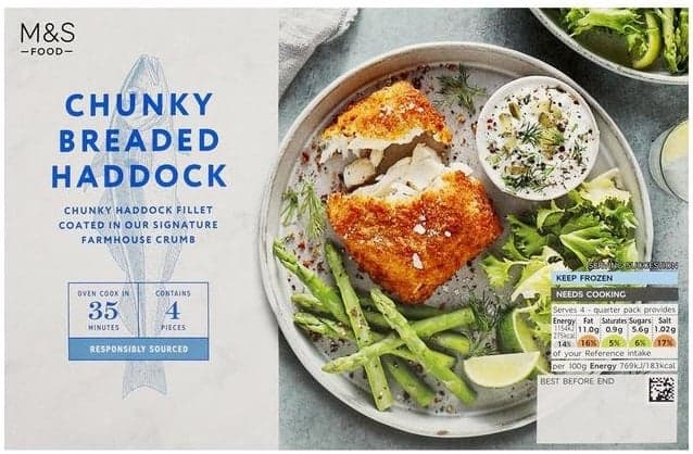 Marks & Spencer Wrapped haddock fillets