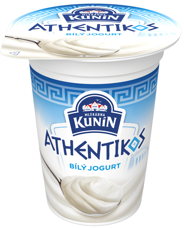 Mlékárna Kunín Athentikos jogurt bílý