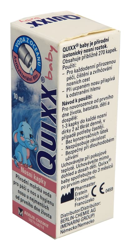 Quixx baby nosní kapky 10ml