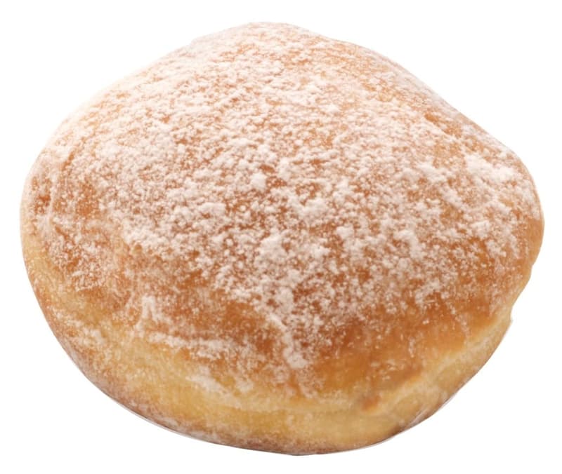 Mini donuts with nougat