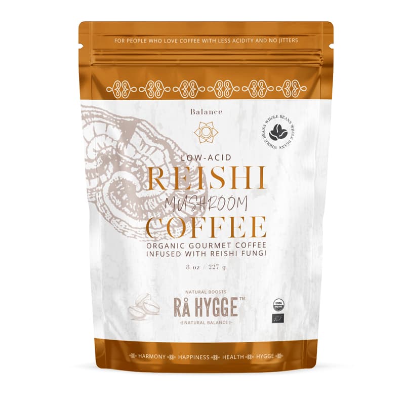 Rå Hygge BIO Coffee Beans Peru Arabica REISHI