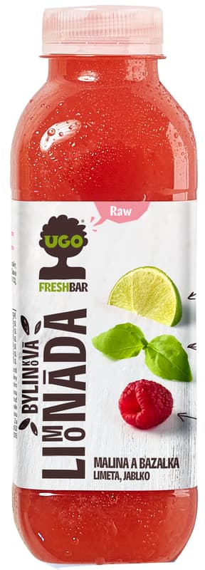 UGO Lemonade raspberry and basil