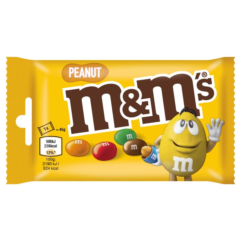 M & M's Chocolate dragees with roasted peanuts