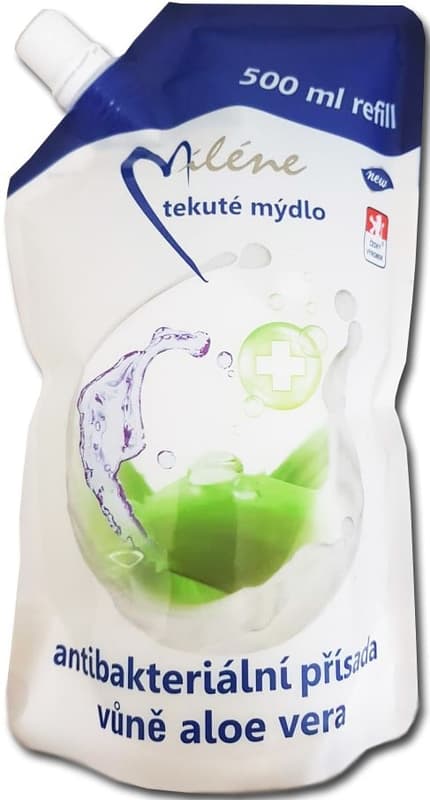Miléne Aloe antibacterial liquid soap refill