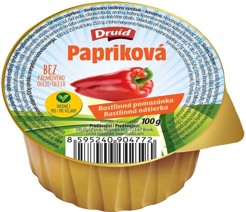 Druid Vegetarian paprika spread